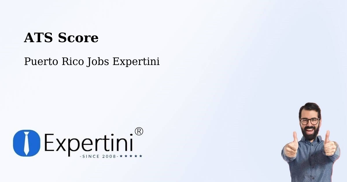 Resume ATS Score & Job Description Match Tool – Fajardo - Puerto Rico Jobs Expertini